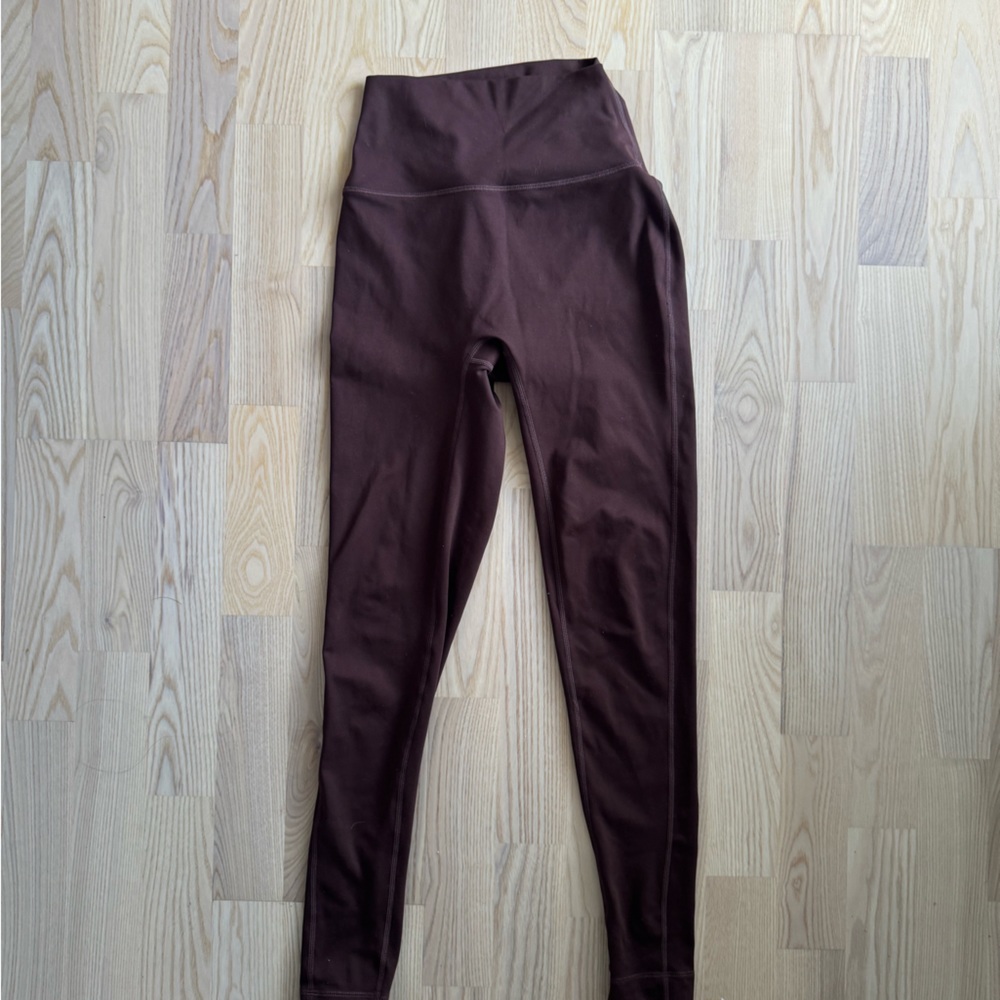 set active brown leggings